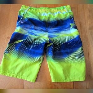 Boys XL Zero ExposureVibrant Blue and Yellow Swim Shorts (18-20)